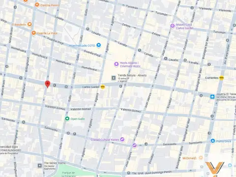 Avenida Corrientes y Sánchez de Bustamante