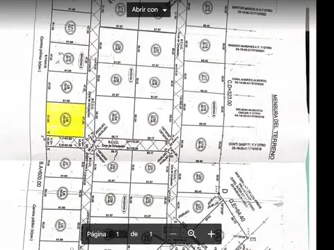 Terreno en Venta de 2898,0 m2