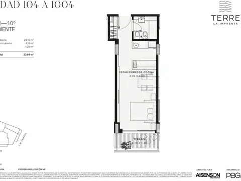 Departamento en Venta al Noroeste