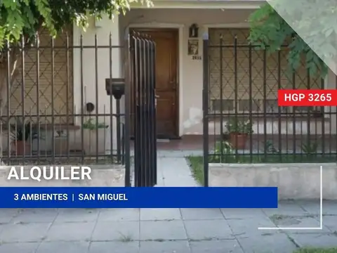 Casa - Alquiler - Argentina, San Miguel - Granaderos a Caballo 2015