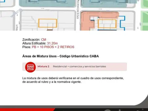 Terreno en Venta en Belgrano, USD 1.190.000