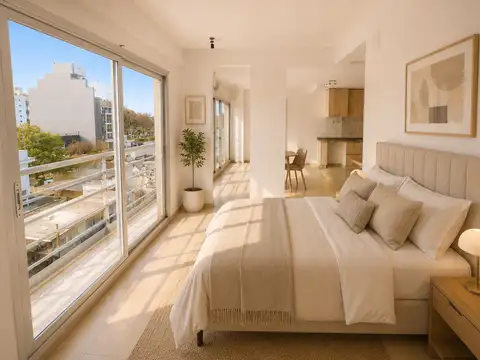 Departamento Monoambiente con 1 baño
