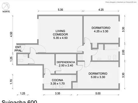 Departamento en Venta de 4 ambientes