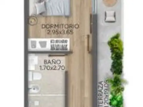 Apartamento en alquiler en Barrio Golf