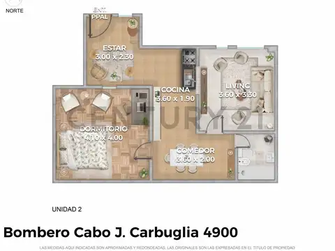 Bombero Cabo J Carbuglia 4900, Piso 0