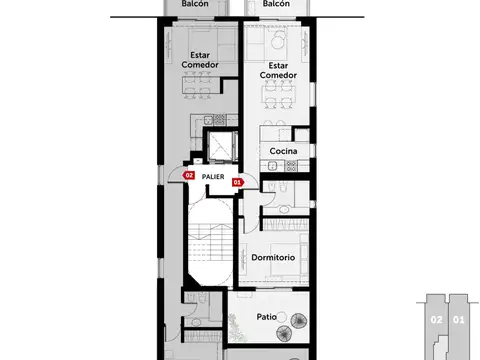 San Luis 2500, Piso 04