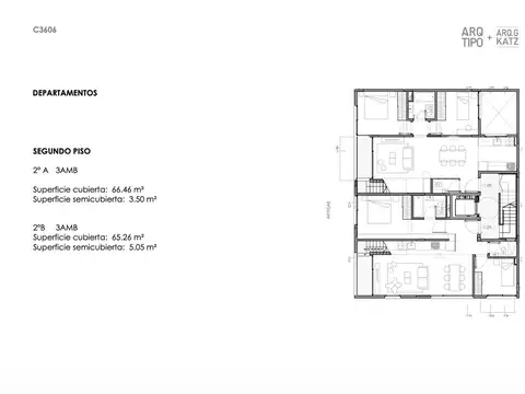Departamento en Venta de 3 ambientes