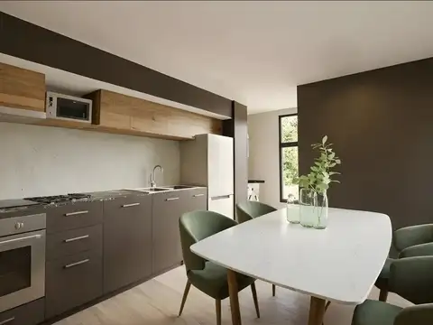 Departamento 2 ambientes con 2 baños