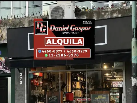 ALQUILER – LOCAL COMERCIAL AMPLIO – TEMPERLEY