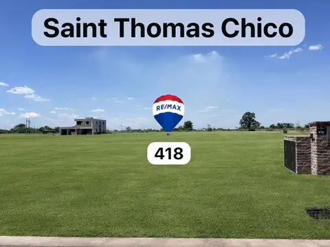 LOTE EN VENTA EN SAINT THOMAS CHICO EN DESARROLLO