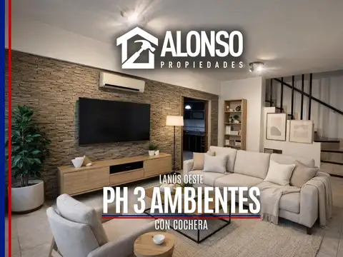 VENTA PH 3 AMBIENTES CON COCHERA LANUS OESTE