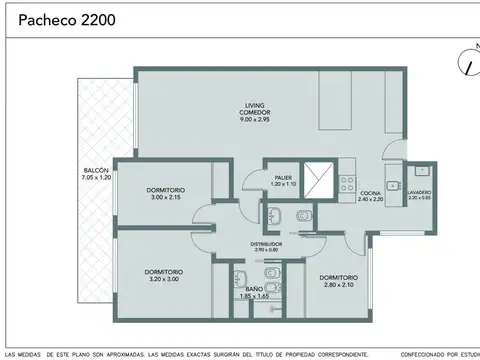 Departamento en Venta de 4 ambientes