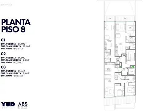 Departamento de 3 ambientes en venta en Palermo Chico