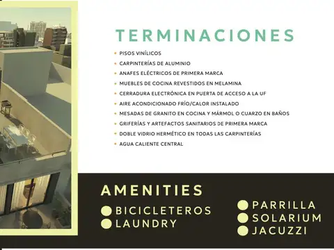 Departamento 2 ambientes con 1 baño