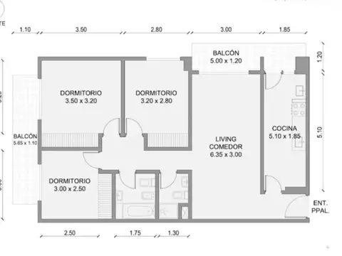 Hipolito Yrigoyen 3700 , Piso 1