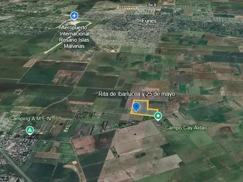 VENTA | PERMUTA - Campo superficie total 160.000 m² - Ibarlucea, Santa Fe.