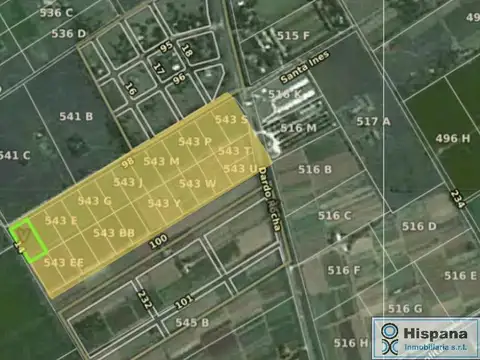 Terreno en Venta 212  mts Frente