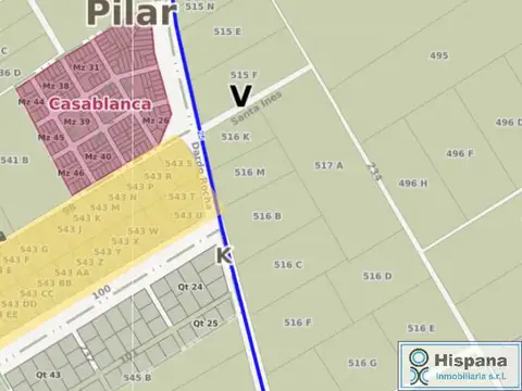Ruta 25 (Dardo Rocha), Pilar