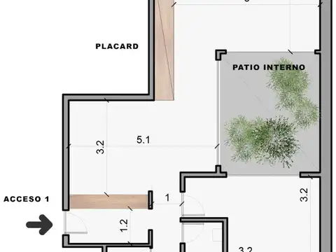 OFICINAS - PLANTA DIVIDIDA - RECOLETA, CAPITAL FEDERAL