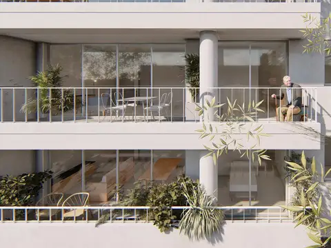 Departamento 3 ambientes con 2 baños