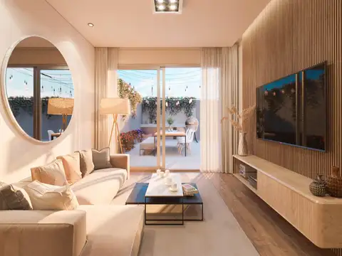 Dorrego 43 (01-02)-Departamento 2 dormitorios PATIO EXCLUSIVO Zona Rio Rosario