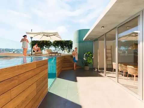 Departamento 3 ambientes con 2 baños