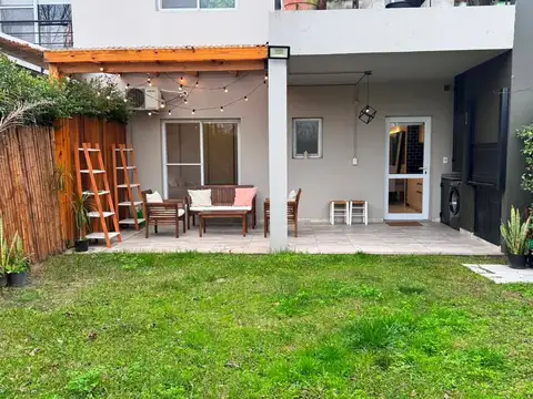DEPARTAMENTO 3 AMBIENTES EN VENTA EN PLANTA BAJA CON JARDIN EN HOMES III EL PALMAR, NORDELTA