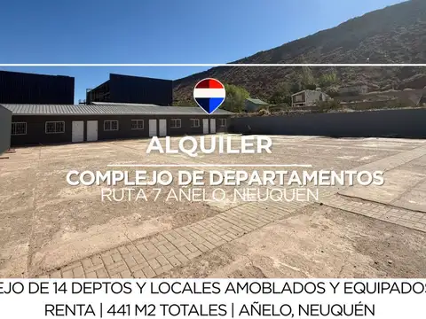 ALQUILER COMPLEJO DE DEPARTAMENTOS EN AÑELO