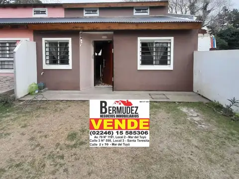 Venta Chalet 5 Ambientes En Mar Del Tuyu Calle 4 Entre 59 Y 60