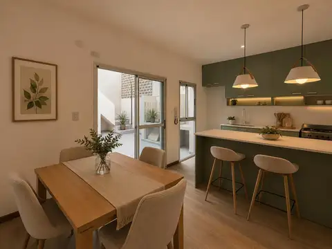 VENTA: Casa de pasillo con tres dormitorios, patio, parrillero, terraza y cochera en Abasto, Rosario
