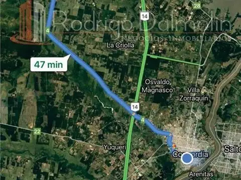 VENDO. 40 HECTÁREAS EN LOS CHARRÚAS. ENTRE RÍOS