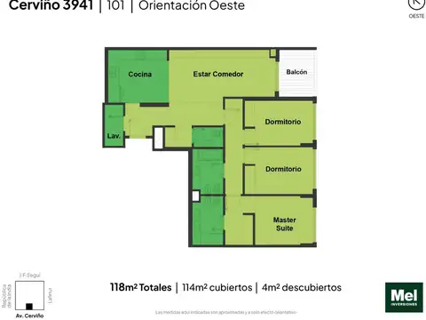 Departamento en Venta de 4 ambientes