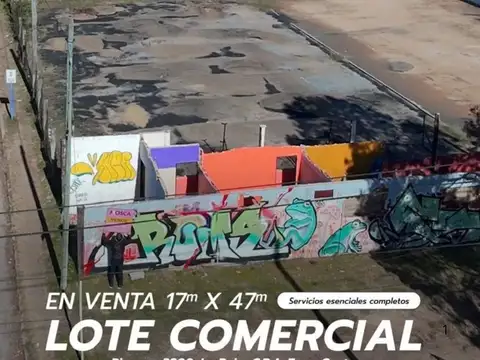 Terreno comercial - La Reja frente a las vias