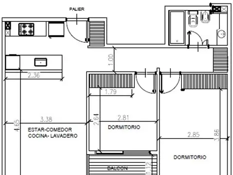 Venta Departamento 3 ambientes Barrio Norte en construcción