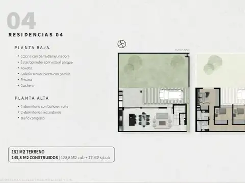 Casa en Venta con 1 cochera