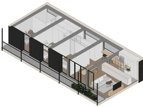 Departamento en Venta con 1 cocheras