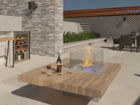 Departamento 3 ambientes con 2 baños