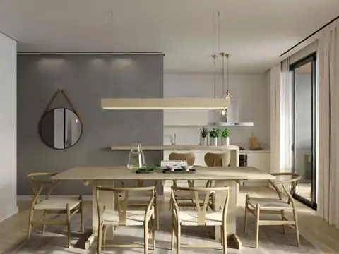 Departamento 3 ambientes con 2 baños