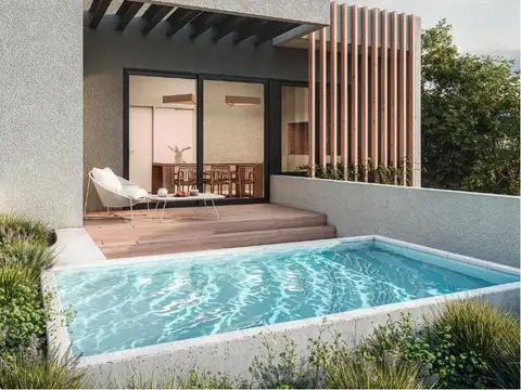 PH Casa 3 dormitorios de pasillo nueva,  dos plantas con terraza y pileta. Centro