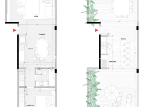 Departamento en Venta de 1 dormitorio