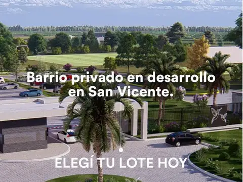 Terreno en Venta en Countries y Barrios Cerrados en San Vicente, USD 29.900