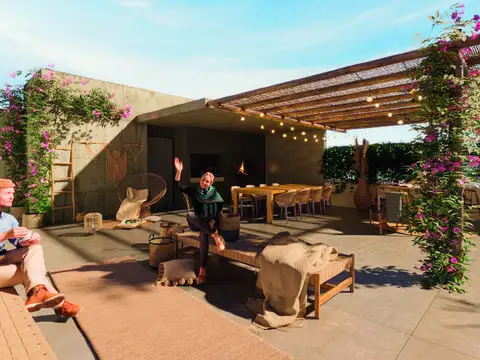 Departamento 2 ambientes con 1 baño