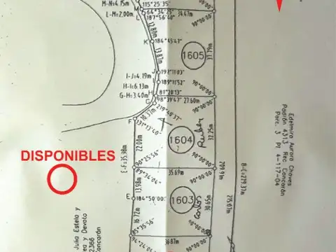 Terreno en Venta 22  mts Frente