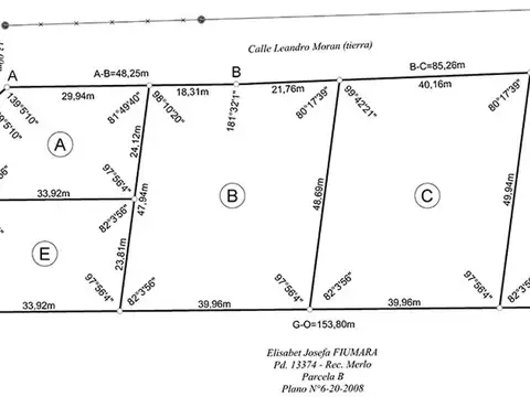 Terreno en Venta 23  mts Frente