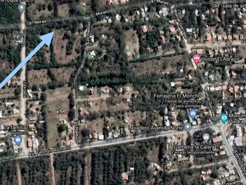 Piedra Blanca Abajo, lote 800 m2 c/planos aprob, casa 60 m2