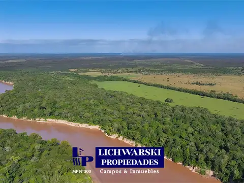 VENTA CAMPO MIXTO (GANADERO Y AGRÍCOLA) CON INSTALACIONES SOBRE EL RÍO BERMEJO | US$ 900/HA | Gral. José de San Martín, Chaco