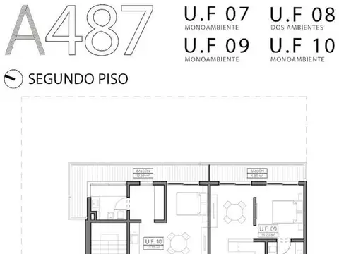 Departamento en Venta de 1 dormitorio
