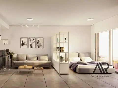 Departamento Monoambiente con 1 baño