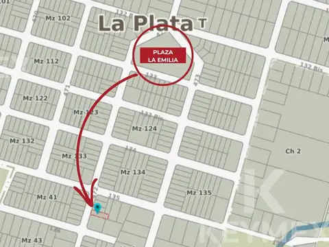 Terreno/Lote en venta 378m2 City Bell, La Emilia