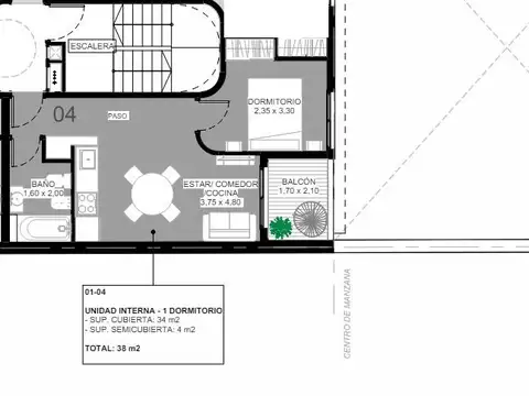 Departamento en Venta en Centro, USD 402.000